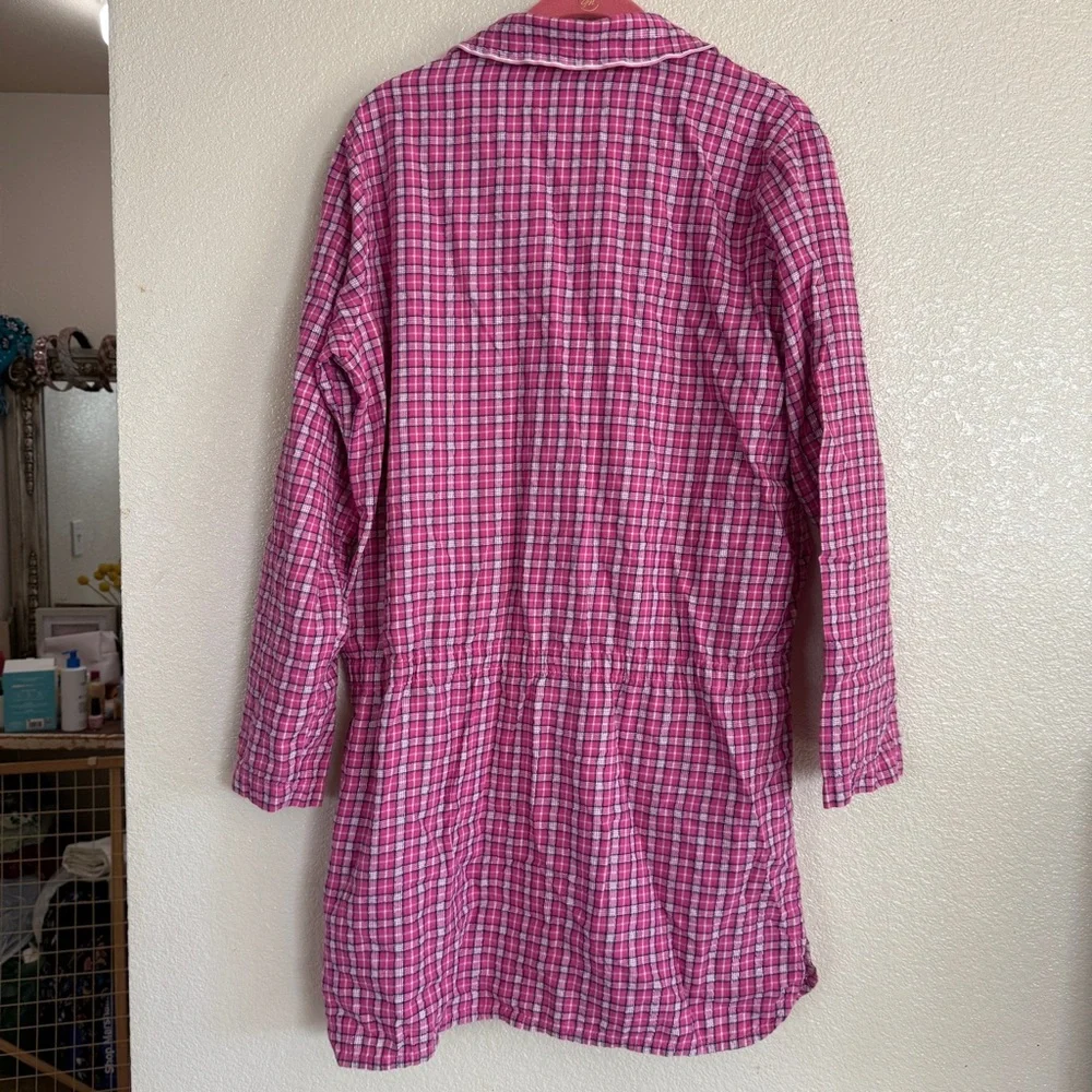 Victoria's Secret‎ Pink Plaid Sleepwear Dress Bow